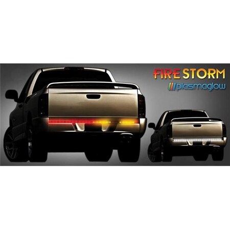 Plasmaglow PlasmaGlow 10593 48in. FireStorm Scanning LED Truck Bar - AMBER 10593